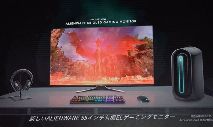 Alienware 55OLED ゲーミングモニターAW5520QF