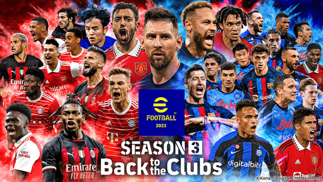 イーフットボール eFootball 2023』新シーズン「Back to the Clubs」が開幕！ 全世界の