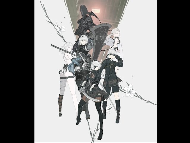 NieR 消セナイ記録 入場特典+キービジュアルアートスタンド NieR 15th展示会 キービジュアルアートスタンド - メルカリ
