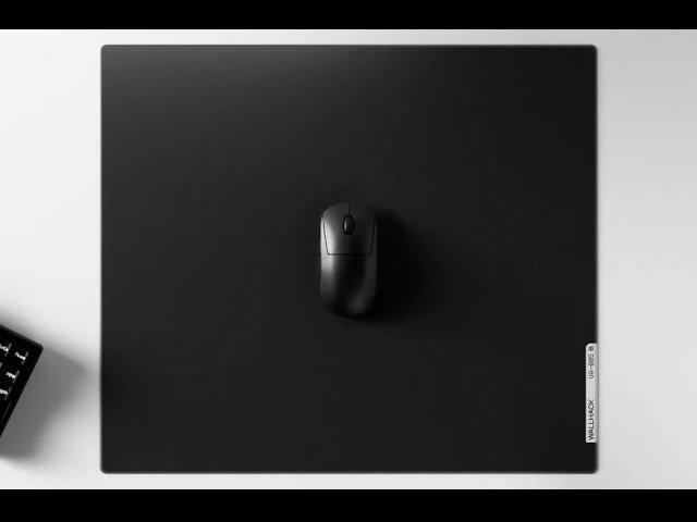 WALLHACK VA-005 マウスパッド VA-005 Black Glass Gaming Mousepad | Wallhack