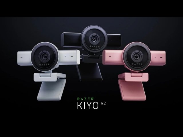 Razerのウェブカメラ「Kiyo V2」シリーズに新色登場。AIフェイス