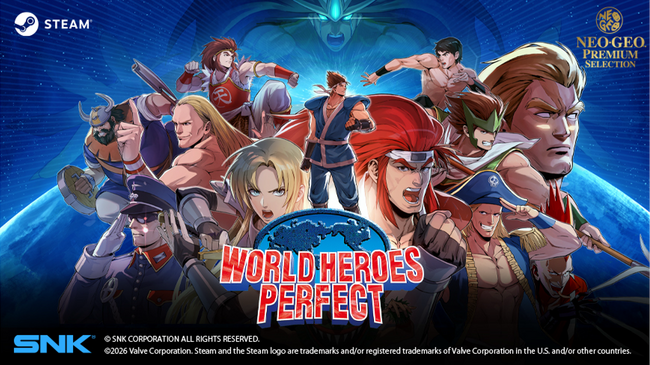対戦格闘ゲーム『ワールドヒーローズパーフェクト』Steam版配信開始