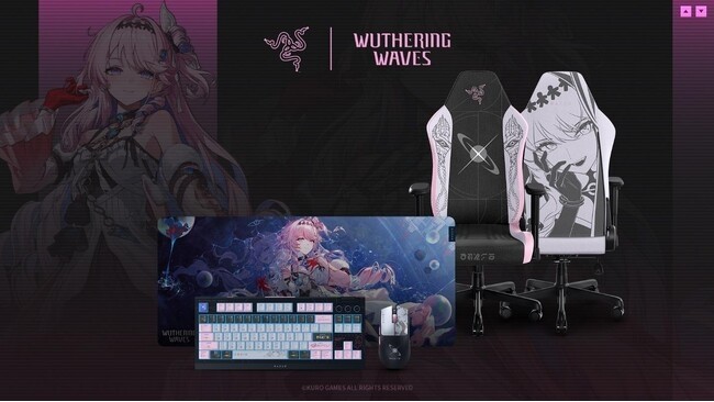 Kuro Gamesとコラボ「Razer | 鳴潮コレクション」発表、Wuthering