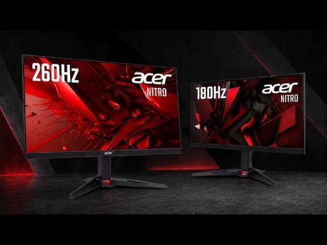 Acer「Nitro」ゲーミングモニター4機種を発売、23.8型と27型を用意し